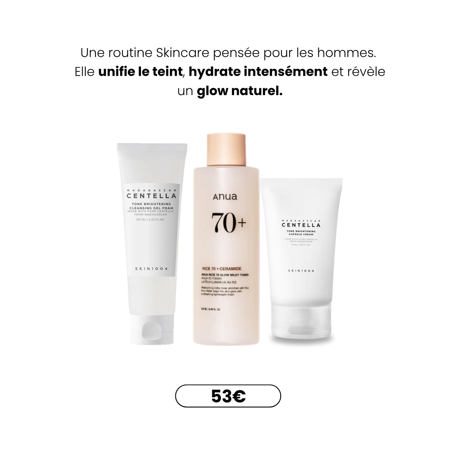 ROUTINE HOMME Peau grasse