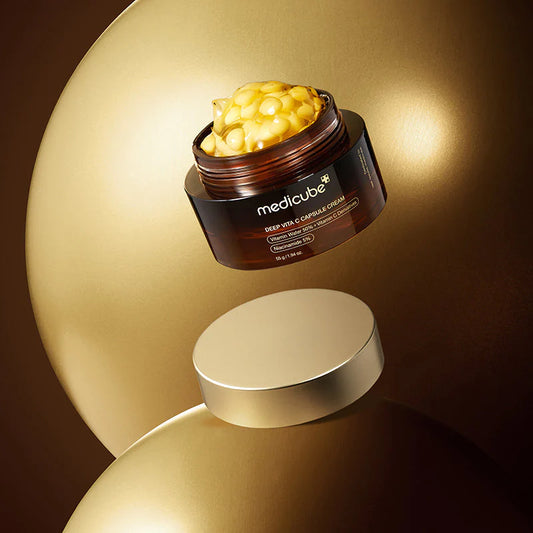 Crème en capsules enrichie en vitamine C